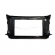 Moldura EXPEX 9 Pol - Nissan Sentra 2013/2019 - Grafite - EPX9HO018