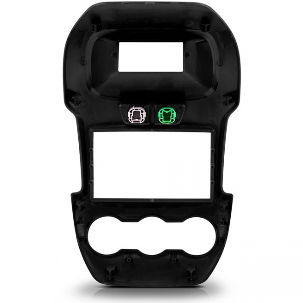 Moldura EXPEX 2Din - Ranger XLT 2013/2015 c/ Botões - Preto - SCOSCHE - EPX100B