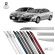 Friso Lateral Yaris Hatch/Sedan TOP MIX - Prata Premium