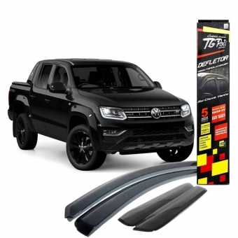 Calha de Chuva defletor Amarok 2010/2016 4 Portas - TG POLI
