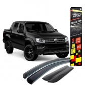 Calha de Chuva defletor Amarok 2010/2016 4 Portas - TG POLI