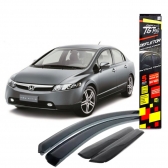 Calha de Chuva Inteiriça New Civic 2012/2016 - 4 Portas - TG POLI