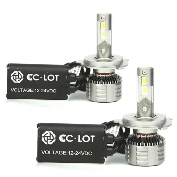 HEADLIGHT LED CC-LOT Black Diamond H27 6000K 55W 9000LM R8 - YXF-F13-H27