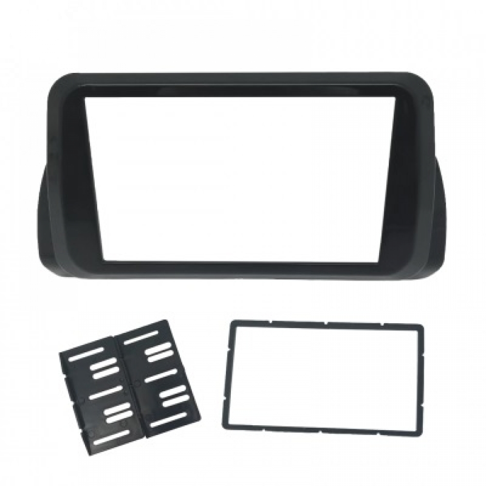 Moldura FIAMON 7 Pol - MP5 - Fiat Argo/Cronos 2017/2021 - Preto - 4082