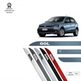 Friso Lateral Facão Gol G5/G6 TOP MIX - Azul Lagoon