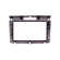 Moldura EXPEX 1Din/2Din - Honda CR-V 2012/2018 2012/2018 - Preto - EPX449