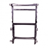 Moldura EXPEX 2Din - Vera Cruz 2008/2015 - Prata - EPX212