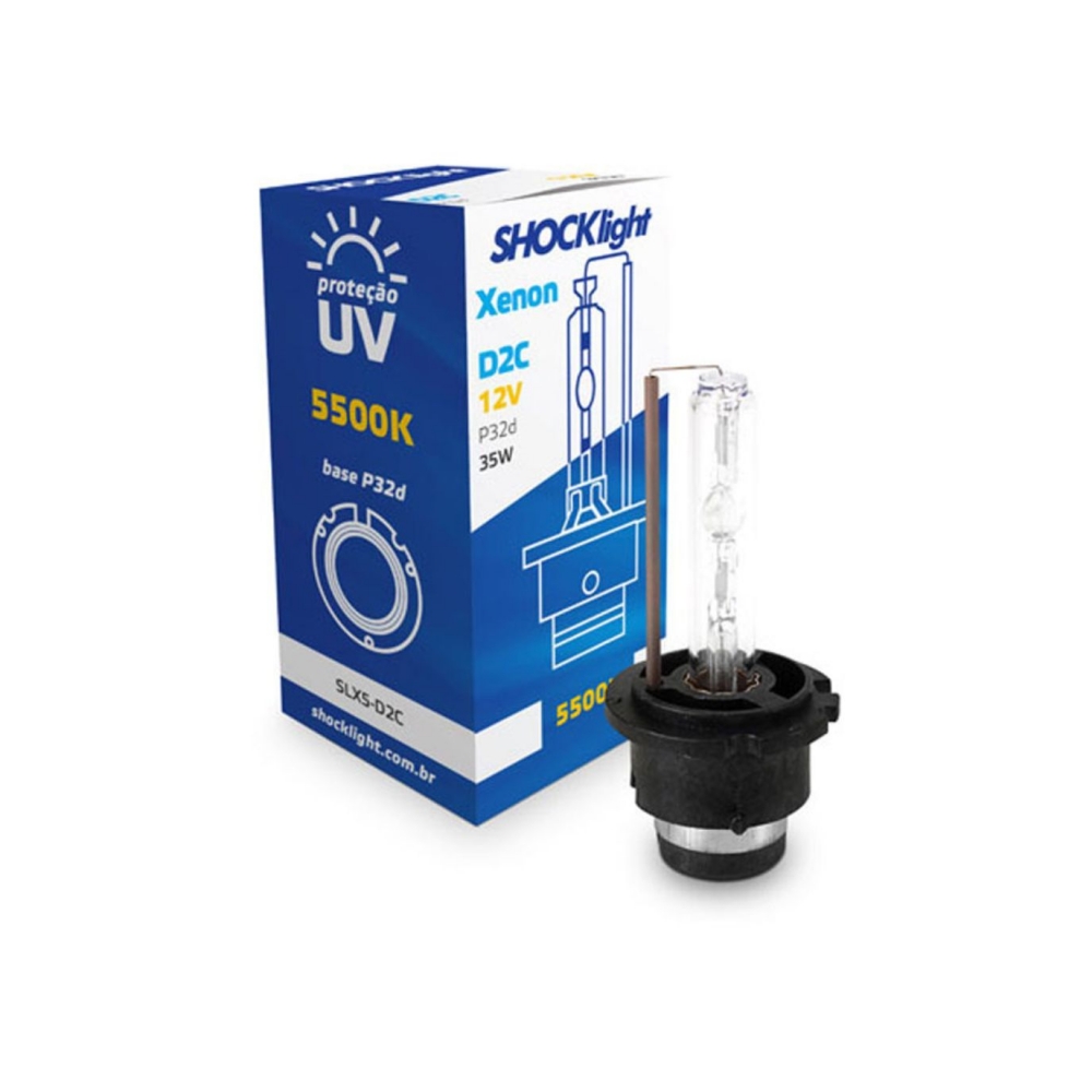 Lâmpada Xenon D2C 4300K 35W 12V - SLX4-D2C
