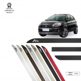 Friso Lateral Facão Novo KA Hatch TOP MIX - Preto Ebony