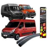 Calha de Chuva Defletor Master/Sprinter/Iveco - 2 Portas - TG POLI