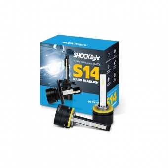HEADLIGHT S14 NANO H27 6000K 12V 32W 3600LM
