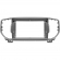 Moldura EXPEX 9 Pol - KIA Sportage 2017/2022 - Prata - EPX9KI010