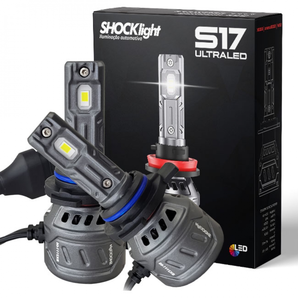 HEADLIGHT S17 NANO 9012 HIR2 6000K 12V 55W 5000LM - SLL-179012