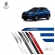 Friso Lateral Facão Corolla Cross TOP MIX - Branco Polar