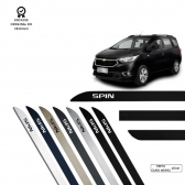 Friso Lateral Facão Spin TOP MIX - Preto Ouro Negro