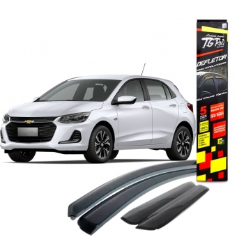 Calha de Chuva Inteiriça Onix Hatch 2020/2023 - 4 Portas - TG POLI