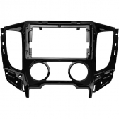 Moldura EXPEX 9 Pol - Mitsubishi L200/Triton 2016/2022 - Ar Analógico - Black Piano - EPX9MT006