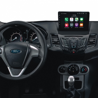Moldura FIAMON 9 Pol - Ford New Fiesta Hatch 2013/2018 - Preto