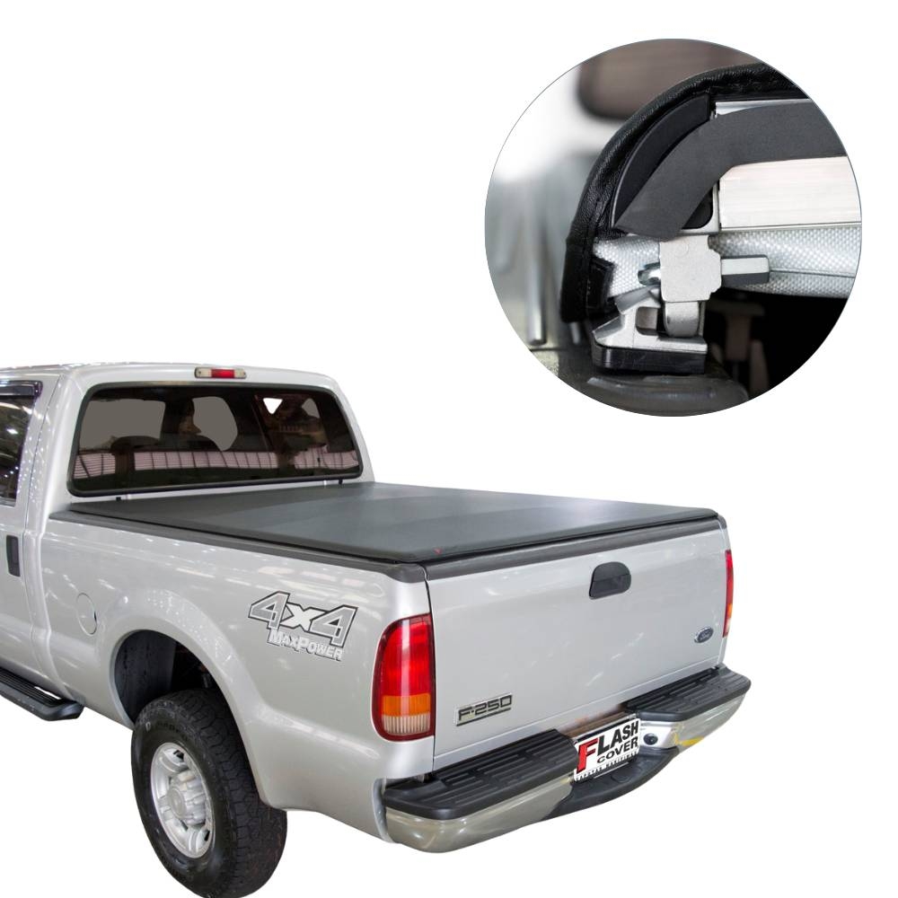 Capota F-250 1998/2011 Cabine Dupla/Simples s/Estepe - Flash Force - FLASH COVER