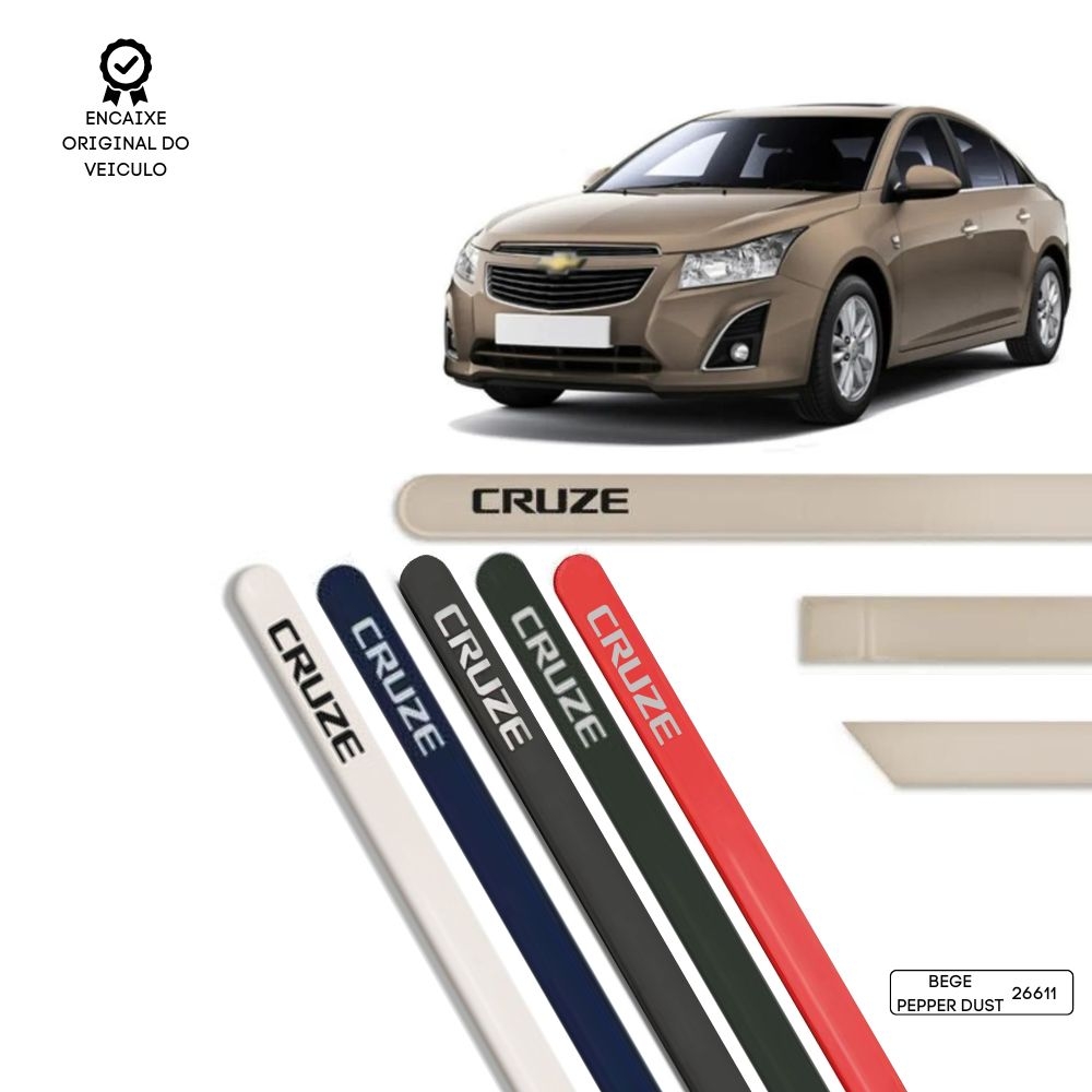Friso Lateral Redondo Cruze TOP MIX - Bege Pepper Dust