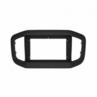 Moldura FIAMON 9 Pol - Fiat Strada 2021 Fiorino e Peugeot Partner/Rapid 2022 - Preto Fosco