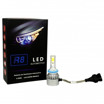 HEADLIGHT LED R8 H8/H11 6500K 36W 3800LM