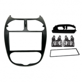 Moldura FIAMON 7 Pol - Peugeot 206 2004/2008 - Preto Fosco - 4273
