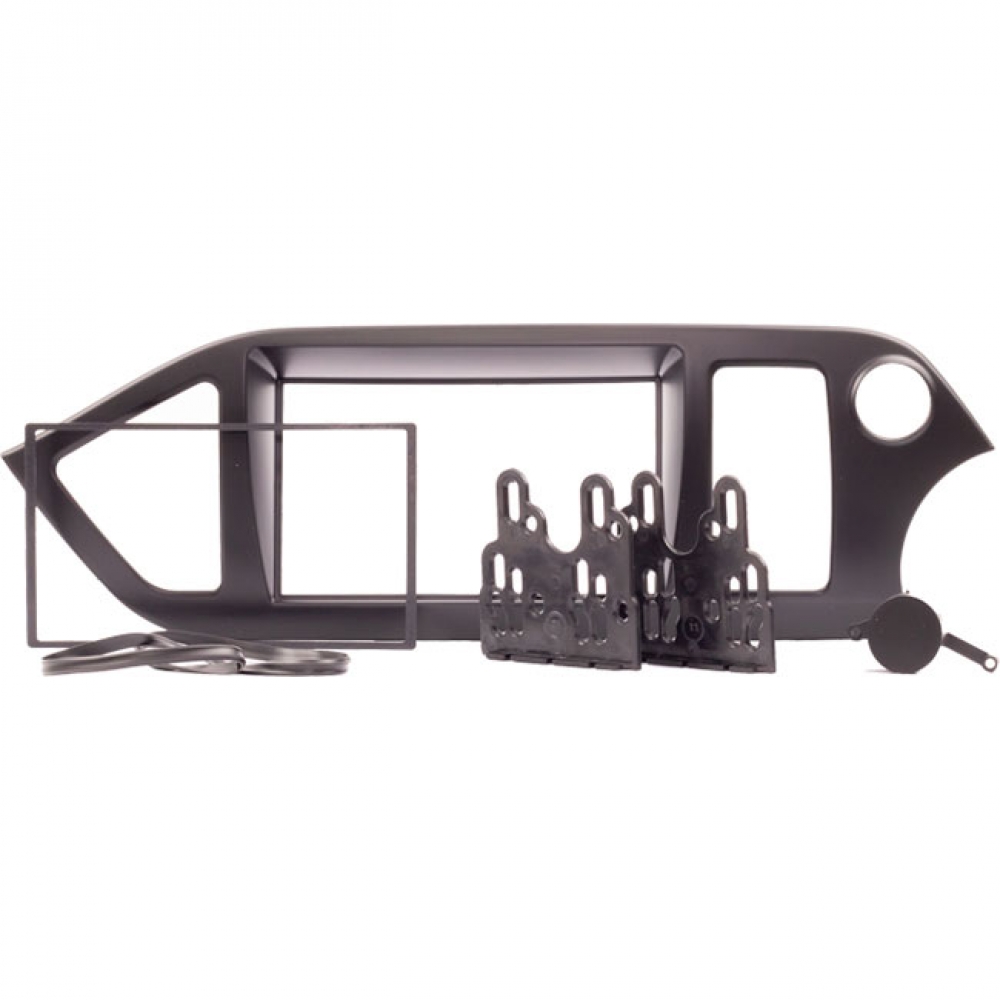Moldura EXPEX 2Din - Picanto 2011/2017 - Preto - EPX234