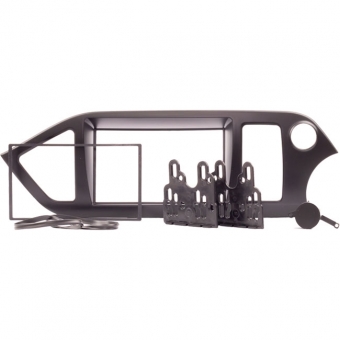 Moldura EXPEX 2Din - Picanto 2011/2017 - Preto