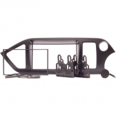 Moldura EXPEX 2Din - Picanto 2011/2017 - Preto - EPX234