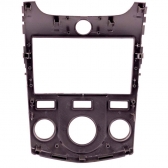 Moldura EXPEX 2Din - Cerato 2009/2012 Ar Analógico - Preto - EPX037