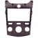 Moldura EXPEX 2Din - Cerato 2009/2012 Ar Analógico - Preto - EPX037