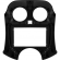 Moldura EXPEX 9 Pol - Nissan March 2010/2014 - Preto - EPX9NS002