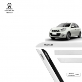 Friso Lateral Facão March TOP MIX - Branco Diamond