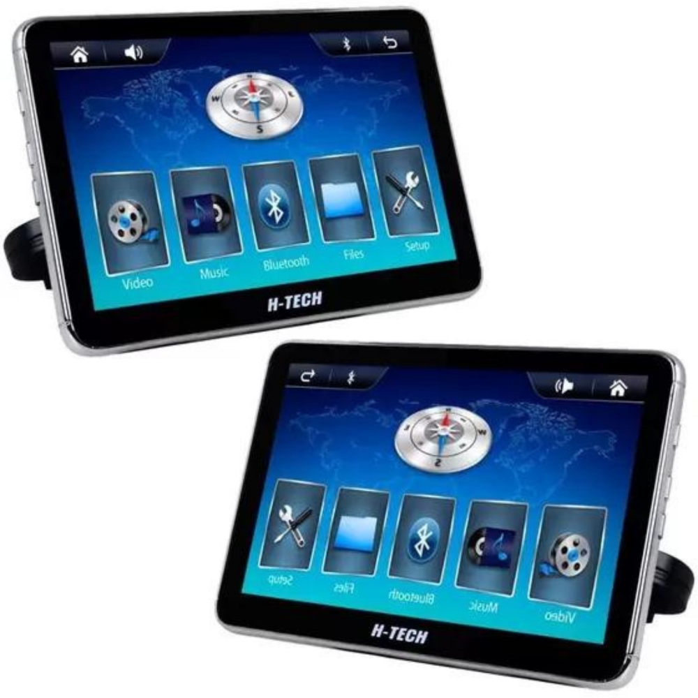 Tela de Encosto para Acoplar c/ Espelhamento 8 Pol Android - Preto - HT-ET801