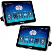 Tela de Encosto para Acoplar c/ Espelhamento 8 Pol Android - Preto - HT-ET801