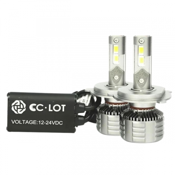 HEADLIGHT LED CC-LOT Black Diamond H3 6000K 55W 9000LM R8 - YXF-F13-H3
