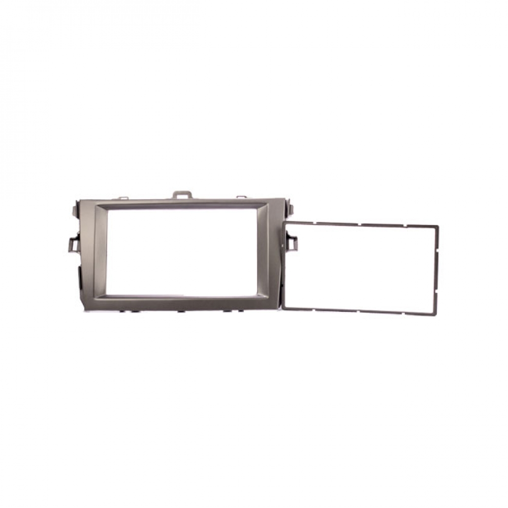 Moldura EXPEX 2Din - Corolla 2008/2013 - Grafite - EPX499