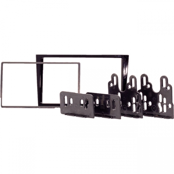 Moldura EXPEX 2Din - Corsa/Montana/Meriva/Vectra 2002/2015 - Black Piano - EPX403 (AP715)