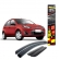 Calha de Chuva Defletor Fiesta Hatch/Sedan 2002/2011 - 4 Portas - TG POLI