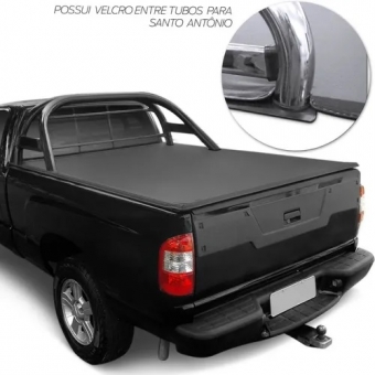 Capota S-10 Cabine Simples 1995/2011 c/Santo Antônio s/Estepe - Flash Force - FLASH COVER