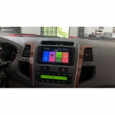 Moldura FIAMON 7 Pol - Toyota Etios/Corolla/Prado/Hilux - Preto - 2411