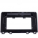 Moldura EXPEX 10 Pol - Honda CR-V 2017/2020 - Black Piano c/ Acabamento Prata - EPX10HO006