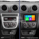 Moldura EXPEX 2Din - Gol/Voyage/Saveiro Cross/Tropper G5 s/ Botões - Preto - EPX078 (AP546)