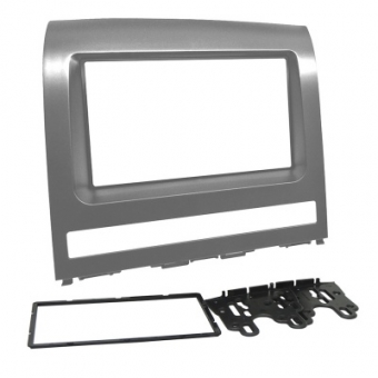 Moldura FIAMON 7 Pol - Fiat Palio/Strada/Idea/Siena 2008/2012 - Prata