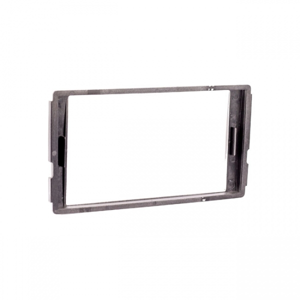 Moldura EXPEX 2Din - Santa Fé 2007/2013 - Prata - EPX181