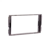 Moldura EXPEX 2Din - Santa Fé 2007/2013 - Prata - EPX181