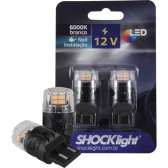 Par Led T20 - 16 Leds - 2835/4216 2 Polos - Laranja - SLL-127443LR