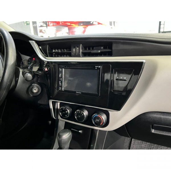 Moldura FIAMON 7 Pol - Toyota Corolla 2017/2019 - Black Piano - 4007