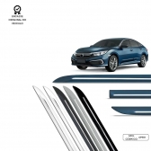 Friso Lateral Facão New Civic 2017/2021 TOP MIX - Azul Cósmico